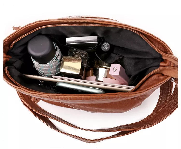 Paulina | Torba na ramię z miękkiej skóry